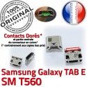 Samsung Galaxy TAB E SM-T560 USB souder 9 charge Pins Connector de T560 Dock Connecteur ORIGINAL Micro Chargeur Prise à Dorés inch SM