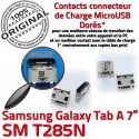 Samsung Galaxy Tab A T285N USB Pins Dorés Connecteur 7 inch ORIGINAL charge de Chargeur Connector Prise souder Micro Dock TAB SM à