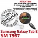 TAB E SM T567 USB Samsung Galaxy de Fiche SLOT Connector Pins Dorés Qualité Chargeur Dock souder Prise TAB-E charge SM-T567 MicroUSB ORIGINAL à