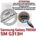 TREND S DUOS SM G313H Micro USB Fiche MicroUSB charge Prise Connector Pins Chargeur souder Dorés de Samsung Dock SM-G313H Galaxy à ORIGINAL Qualité