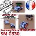 GRAND PRIME SM-G530 USB Charge de Chargeur SM souder à Connecteur Prise ORIGINAL Micro charge Samsung Connector Doré Qualité Galaxy G530