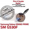 GRAND PRIME SM-G530F USB Charge charge Connecteur Doré Samsung ORIGINAL G530F Connector de Qualité Chargeur Prise à souder SM Galaxy Micro