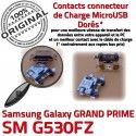 GRAND PRIME SM-G530FZ USB Charge Samsung G530FZ souder Connector à Qualité charge Connecteur Galaxy Micro SM Chargeur Doré ORIGINAL de Prise