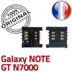 N7000 Samsung Connecteur Note S Galaxy Reader ORIGINAL Connector souder Pins GT SIM Dorés Lecteur Card Carte SLOT Contacts à