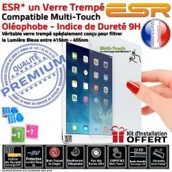 UV Oléophobe Protection iPad Apple Ecran Chocs Lumière AIR Vitre Filtre Anti-Rayures Bleue Multi-Touch Verre ESR A1954 Trempé H