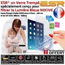 Filtre Protection Protecteur Lumière 9.7 Incassable iPad 2018 Vitre Apple ESR Verre Chocs Anti-Rayures Trempé UV Film Ecran Bleue