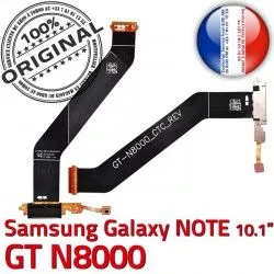 Samsung Connecteur Nappe Micro Charge de Ch USB Qualité GT-N8000 OFFICIELLE Dorés GT ORIGINAL Réparation N8000 Galaxy NOTE Chargeur Contacts