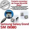 Samsung Galaxy i9080 USB Connecteur Dock de Pins souder Chargeur à ORIGINAL Micro charge Connector Qualité Prise Dorés Grand GT