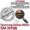 Samsung Galaxy NEO+ GT-i9168 USB MicroUSB à Fiche ORIGINAL Plus SLOT Qualité charge Dorés souder NEO Chargeur Prise Pins Dock Connector