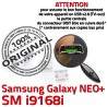 Samsung Galaxy NEO+ i9168i USB Connector GT Doré charge Dock souder Micro Pin Chargeur Plus ORIGINAL Qualité Connecteur à Prise