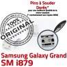 Samsung Galaxy GT-i879 USB Fiche charge Chargeur SLOT Qualité Dock Pins de Grand MicroUSB à Dorés souder Connector Prise ORIGINAL