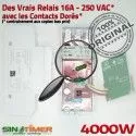 Programmation Aérateur Aérati16A Jour-Nuit Heure 4kW Aération DIN Rail Commutateur Automatique 4000W Creuses Programmateur 16A Electronique Hebdomadaire