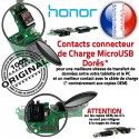 Honor 9X Branchement Qualité Nappe Micro ORIGINAL Téléphone Prise USB Chargeur OFFICIELLE C Microphone PORT Câble Charge Antenne