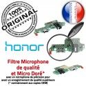 Honor 7X Charge PORT OFFICIELLE Qualité Prise Microphone Connecteur Nappe USB Huawei Téléphone Antenne RESEAU ORIGINAL Chargeur