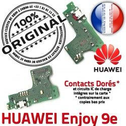 Branchement Micro Charge Antenne Huawei Microphone PORT ORIGINAL Nappe USB Enjoy Prise Chargeur Qualité Téléphone 9e OFFICIELLE