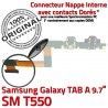 SM-T550 TAB A Jack Ecouteurs Samsung SM Casque Connecteur Charge ORIGINAL Chargeur Galaxy Réparation MicroUSB HOME T550 Nappe Bouton