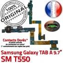 SM-T550 TAB A Micro USB Charge T550 ORIGINAL Doré MicroUSB Contact Chargeur SM Connecteur Réparation Galaxy Samsung OFFICIELLE de Nappe Qualité