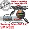 Samsung Galaxy TAB A SM-P555 HP Connecteur Bouton Parleur P555 ORIGINAL Haut Réparation Flex Charge OFFICIELLE HOME de Nappe SM Chargeur