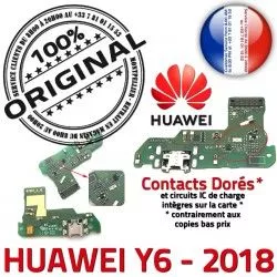 2018 OFFICIELLE Microphone Téléphone Connecteur Nappe USB Antenne PORT Y6 Chargeur Prise ORIGINAL Charge Qualité Huawei Honor