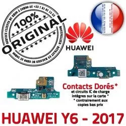 Prise Téléphone USB Chargeur Microphone Nappe Antenne 2017 Honor Y6 Huawei ORIGINAL PORT Qualité Connecteur OFFICIELLE Charge