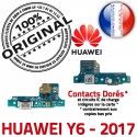 Huawei Y6 2017 Charge Chargeur USB PORT ORIGINAL Antenne OFFICIELLE Connecteur Nappe Qualité Prise Téléphone Microphone Honor