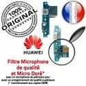 Huawei Y6 2017 Microphone ORIGINAL RESEAU OFFICIELLE Charge DOCK Prise Qualité Téléphone Connecteur Antenne USB Nappe Chargeur