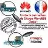 Huawei Y6 2017 JACK de Qualité Microphone Antenne Chargeur DOCK Charge Micro ORIGINAL PORT Branchement Téléphone Nappe Câble USB