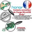 Honor 7 LITE Prise Alimentation Câble Charge PORT OFFICIELLE Antenne ORIGINAL Téléphone Nappe Chargeur USB Type-C Microphone