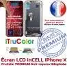 Écran Complet iPhone X Apple Remplacement 3D Multi-Touch LCD inCELL SmartPhone Cristaux Oléophobe 10 Verre PREMIUM Touch Liquides