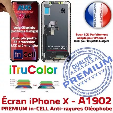 Écran LCD sur Châssis A1902 pouces Tone X iPhone Vitre 5,8 Super inCELL True Liquides Retina Cristaux PREMIUM Apple SmartPhone