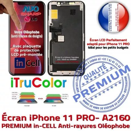 inCELL iPhone A2160 Tactile HD Apple Liquides 3D Super Affichage pouces Vitre True Tone Cristaux 5,8 SmartPhone Retina PREMIUM