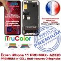 Écran HDR PREMIUM inCELL Apple iPhone A2220 Qualité iTrueColor LCD SmartPhone Cristaux Liquides 3D Touch Super Retina HD