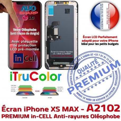 LCD iPhone Apple A2102 pouces Tone XS Super inCELL Vitre Retina True 6,5 PREMIUM MAX Affichage Liquide SmartPhone Écran Cristaux