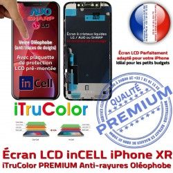 Écran LCD PREMIUM Super in Touch SmartPhone Oléophobe HDR Cristaux in-CELL Retina Vitre 6,1 XR Remplacement 3D Liquides In-CELL iPhone