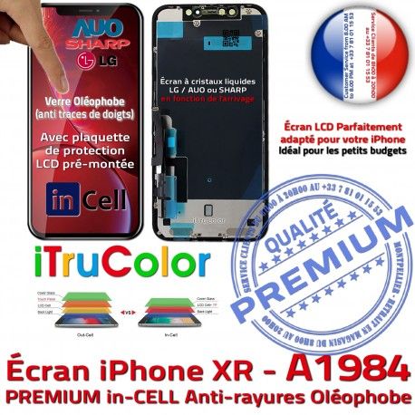 LCD Apple in-CELL iPhone A1984 Cristaux Écran Remplacement PREMIUM 3D Touch inCELL Oléophobe HDR Verre SmartPhone Liquides Multi-Touch