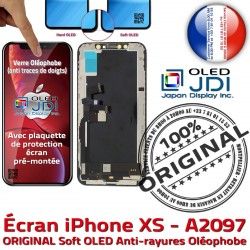 A2097 Touch soft sur Assemblé Remplacement Complet XS Écran ORIGINAL Tactile Multi-Touch Vitre Apple Châssis Verre iPhone OLED