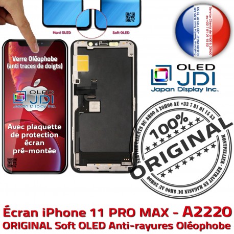 iPhone A2220 Qualité soft OLED HD 6,5 Super Écran iTruColor Touch KIT Complet SmartPhone Assemblé Retina 3D ORIGINAL Apple Réparation