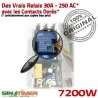 Contacteur Programmable 30A Jour-Nuit Programmateur 7200W Heures Minuterie Rail Chauffe-Eau Creuses Electronique Hebdomadaire