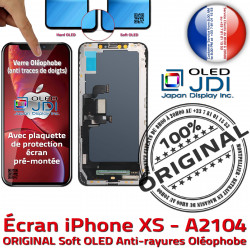 HD Verre soft Écran iPhone XS Remplacement Touch ORIGINAL A2104 SmartPhone HDR OLED Apple 3D MAX Oléophobe Multi-Touch