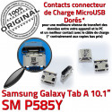 Samsung Galaxy TabA SM-P585Y USB souder MicroUSB à Chargeur Dock Connector Fiche Qualité de ORIGINAL Pins SLOT Prise charge Dorés TAB-A