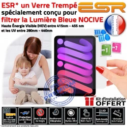 Multi-Touch Ecran Lumière iPad Trempé Filtre Anti-Chocs Apple Anti-Rayures A2569 A2567 ESR Bleue UV Oléophobe Vitre Protection Verre