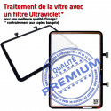 KIT iPad 2022 A2757 Noir Adhésif Vitre Professionnelle Oléophobe Réparation Ecran PACK Monté Tablette Qualité Tactile Verre