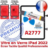 KIT iPad 2022 A2777 Noir Qualité Ecran PRO Vitre Professionnelle Oléophobe Tactile Verre Adhésif Tablette PACK Monté Réparation