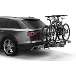 attelage Thule 933100 XT sur EasyFold 2 2 vélos boule noir/aluminium porte-vélos Plateforme pour