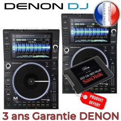 560 Lecteurs DJ Platines PRIME x Gamme 2 Disque SC6000M Haut Denon Mo/s Multimédia OFFERT - PACK Prime Mixage SSD de