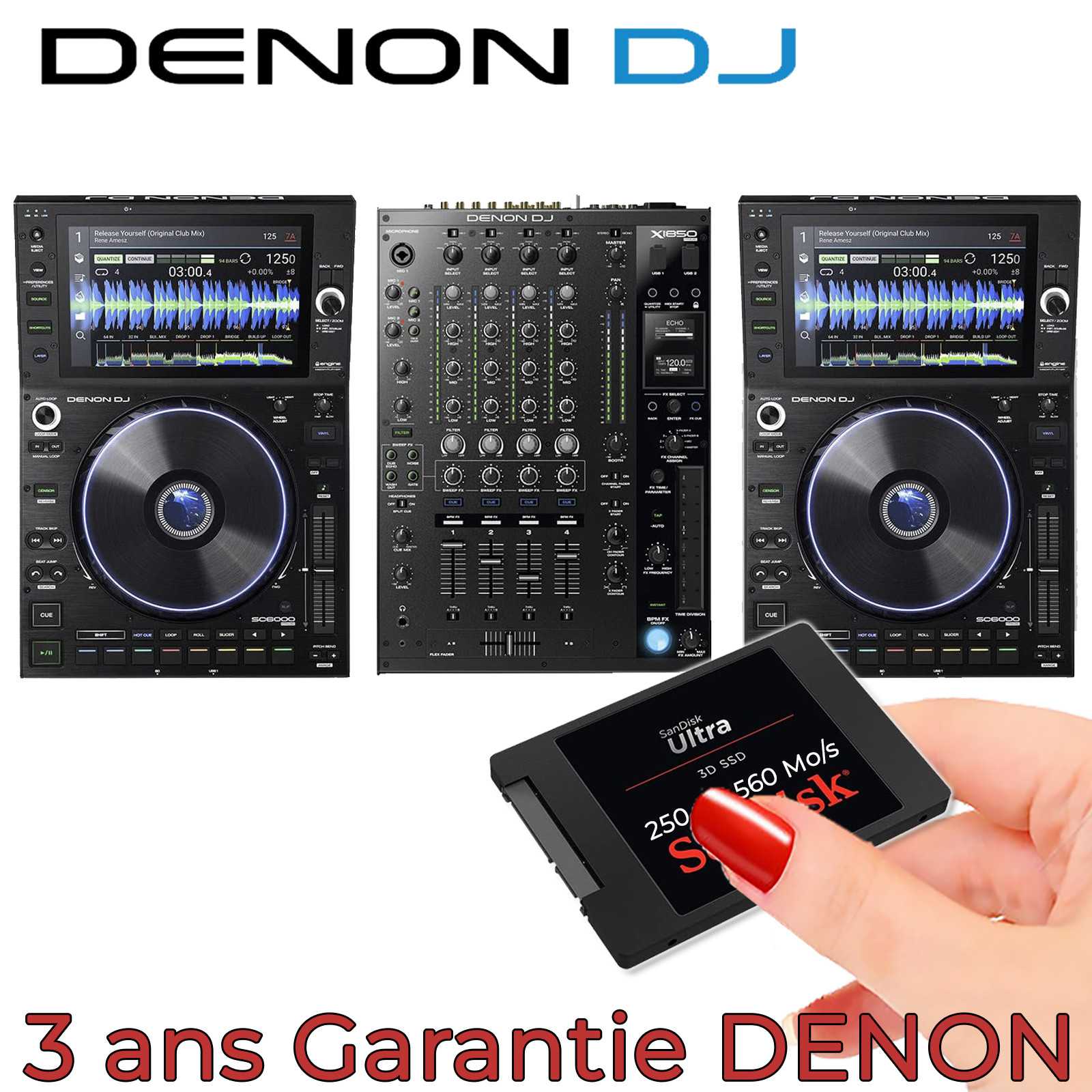 Vente Platine DJ Numérique DENON DJ SC6000M Prime - Sono 85 (magasin) /  Sono NANTES (e-commerce)