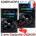 2x Denon DJ PRIME SC6000 + X1850 Table - OFFERT Gamme 560 2 x Disque Haut Mixage de Prime PACK Numérique Mo/s Offre SSD