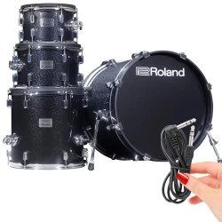 PDA-120-MS V-Drums Acoustic | Design PACK Batterie Roland électronique PDA-100-MS KD-200-MS avec Kit VAD507 PDA-140F-MS