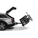 EasyFold Thule porte-vélos XT3 - Porte-vélos 3 boule attelage pour plateforme 934100 3 vélos sur XT noir/aluminium