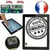 iPad2 Apple A1395 A1396 A1397 ON Oléophobe Adhésif Ultraviolet Fixation ORIGINAL Touch Noir 2 Monté Caméra Qualité iPad Multi Frontale Home Vitre Tactile Verre